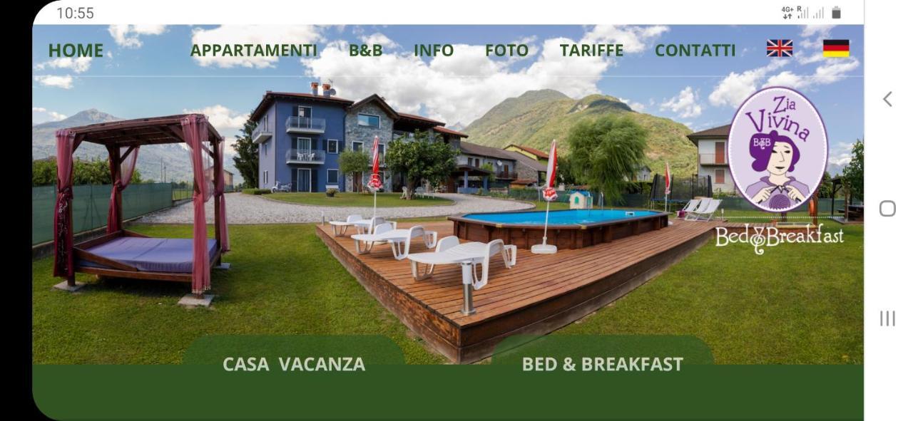 B&B Zia Vivina Sorico Eksteriør billede